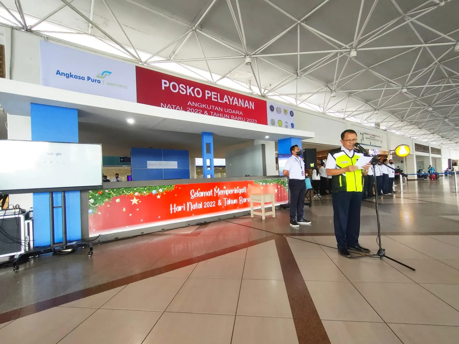 POSKO PELAYANAN ANGKUTAN NATAL TAHUN BARU RESMI BEROPERASI