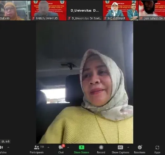FH Unitomo Gelar Webinar Angkat Isu Wewenang Notaris
