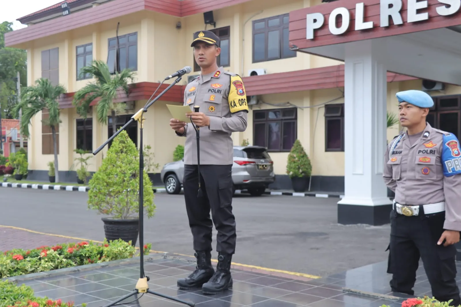 Wujudkan Harkamtibmas, Polres Pasuruan Gelar Apel Gabungan Pengamanan Perayaan Malam Tahun Baru 2023