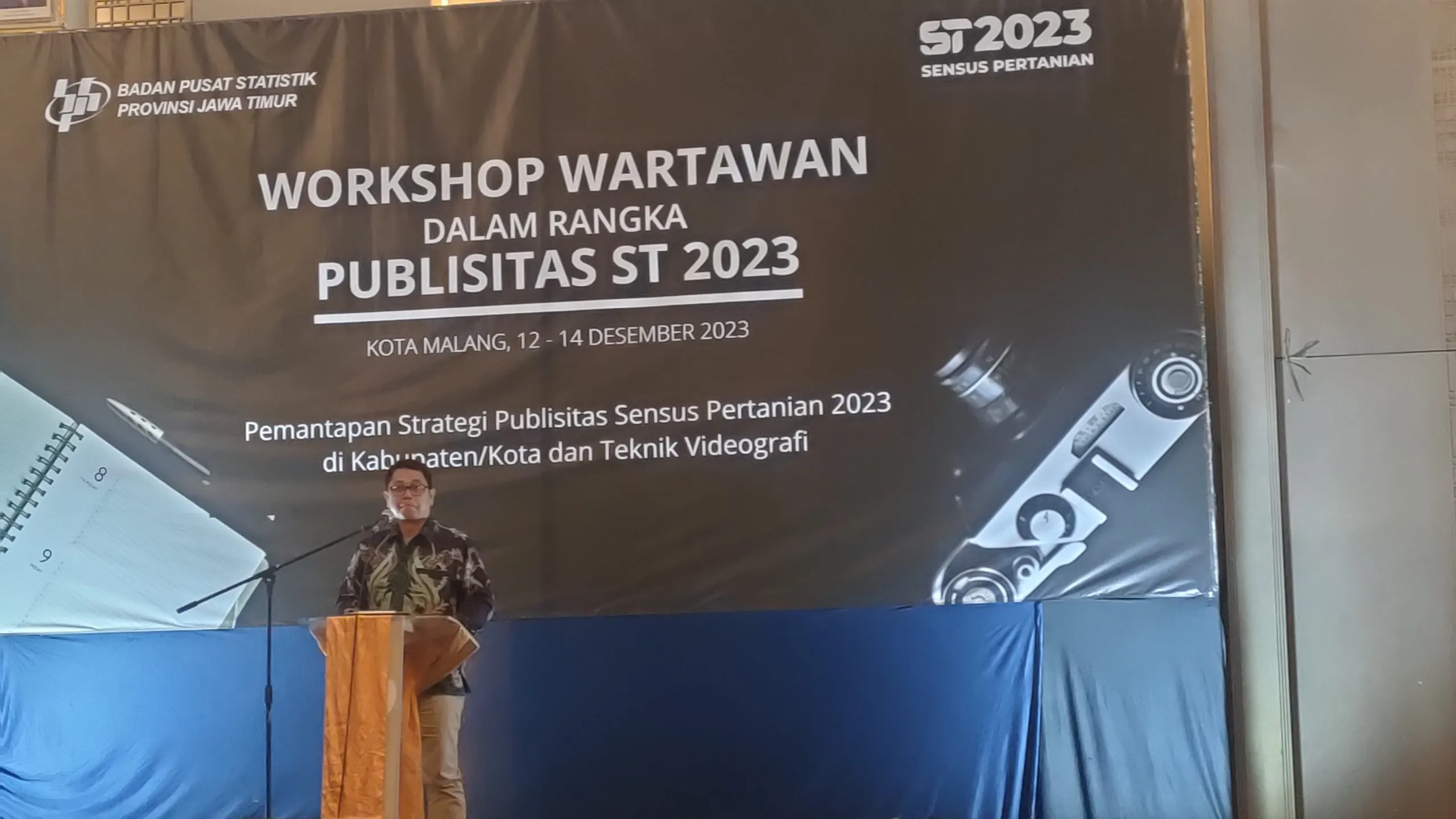 BPS Jawa Timur Gelar Workshop Wartawan Dalam Rangka Publisitas ST 2023