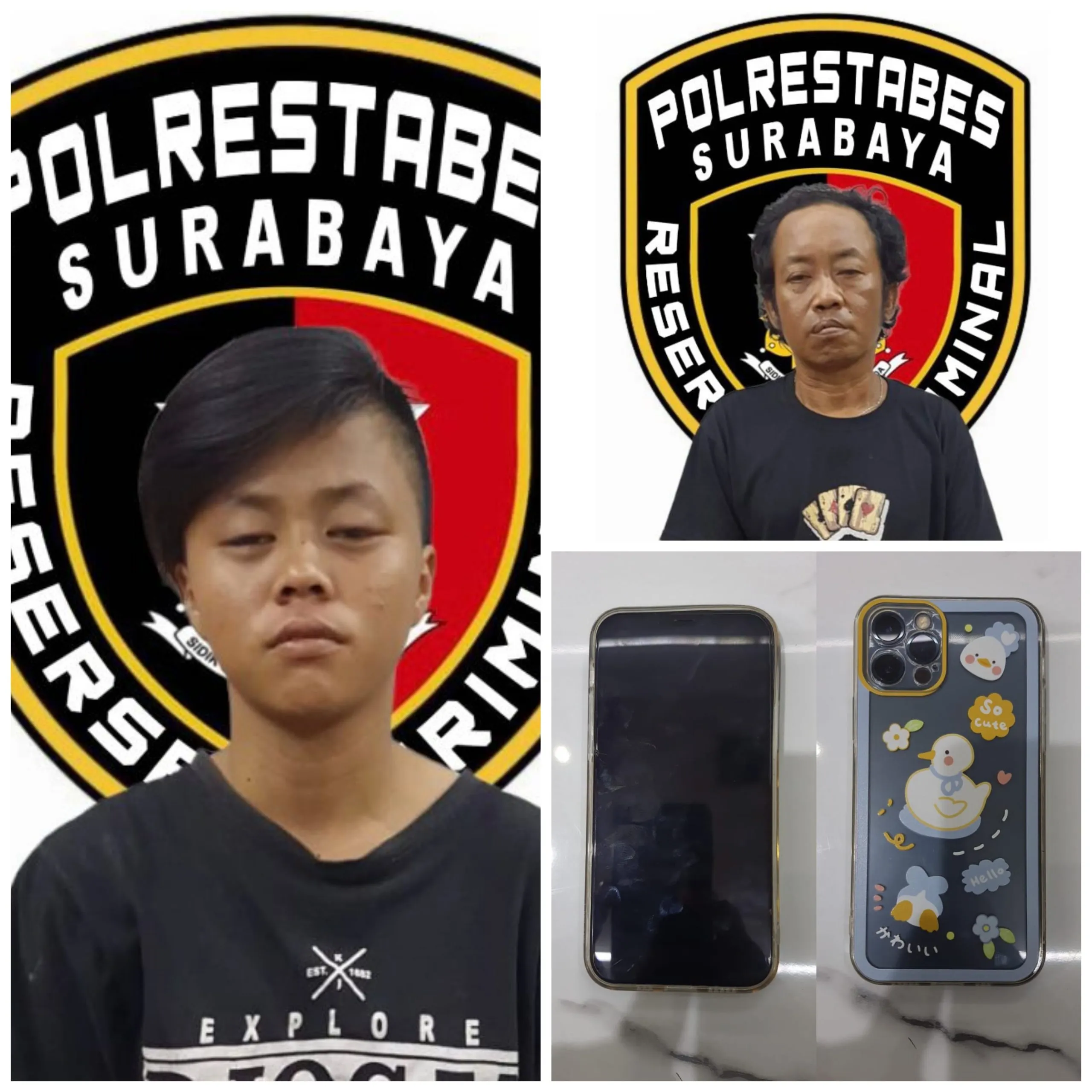 Unit Jatanras Satreskrim Polrestabes Surabaya Tangkap Pencuri Spesialis Rumah Sakit