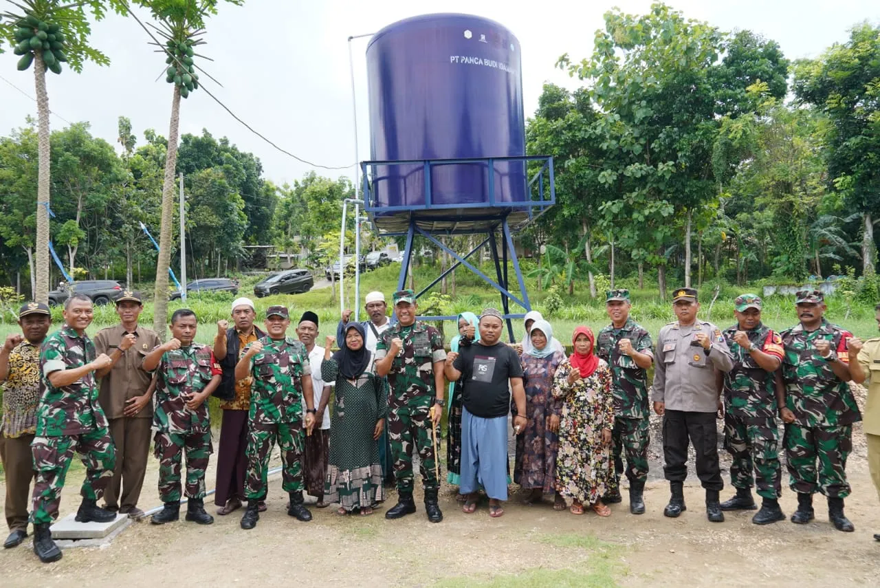 Program TNI AD Manunggal Air Bersih Kodim 0826/Pamekasan di Tinjau Danrem 084/Bhaskara Jaya