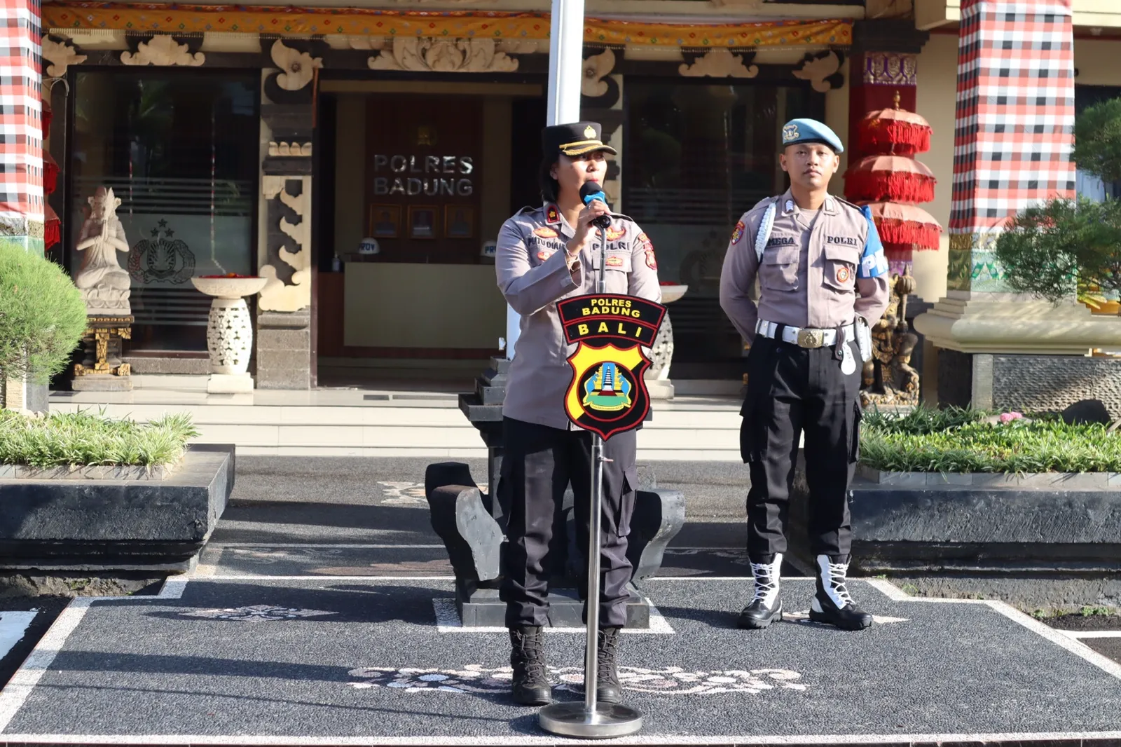 Apel Perdana Wakapolres Badung