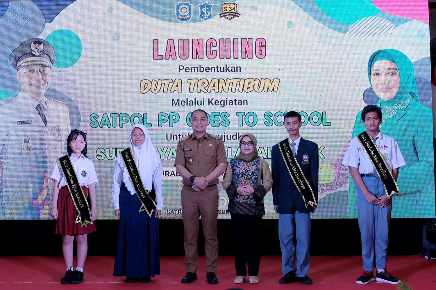 Cegah Aksi Balap Liar dan Tawuran Remaja, Pemkot Surabaya Bentuk Duta Trantibum di Sekolah