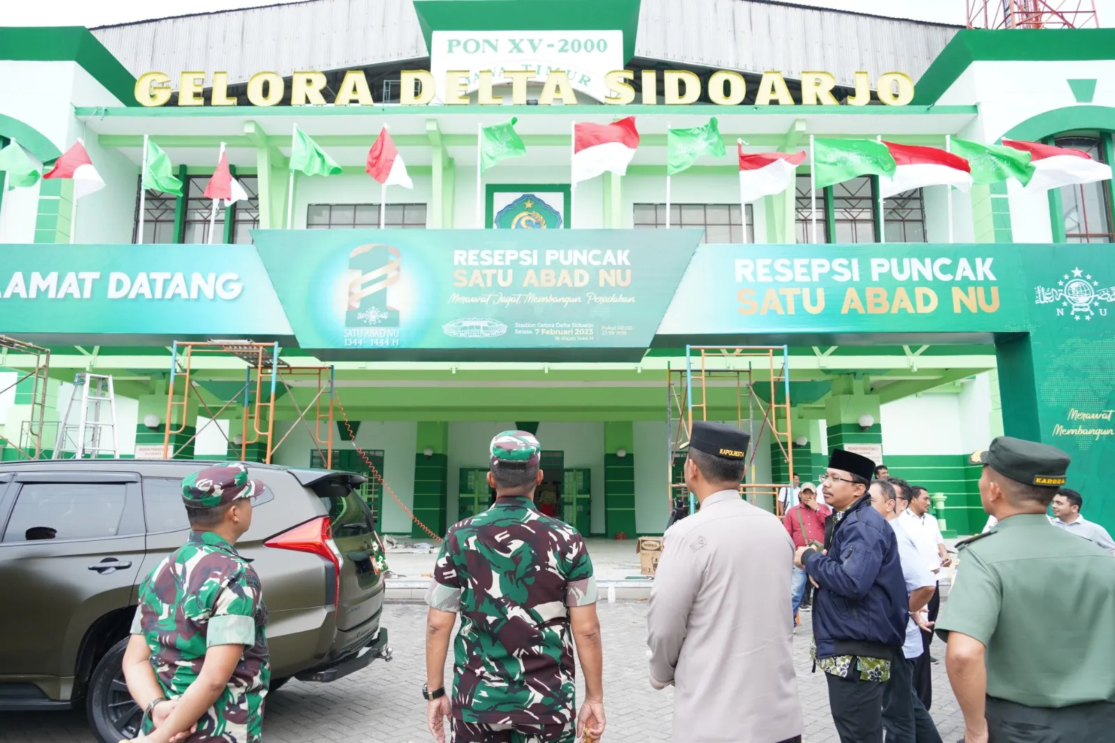 Danrem 084/Bhaskara Cek Sasaran Tempat Kunjungan Presiden dan Wakil Presiden RI