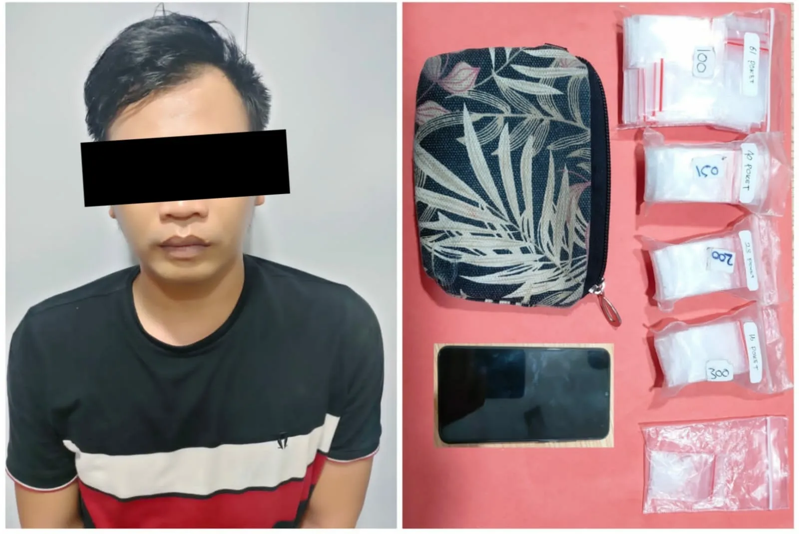 Lagi lagi Polres Pelabuhan Tanjung Perak Bekuk Pengedar Narkoba Satu DPO