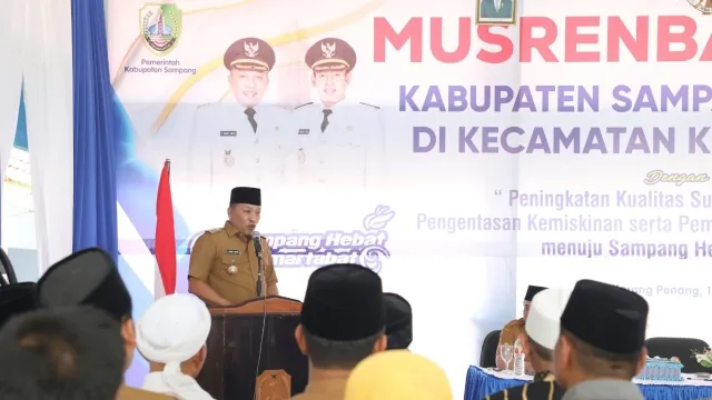 Bupati Sampang Membuka Musyawarah Rencana Pembangunan Musrenbang 