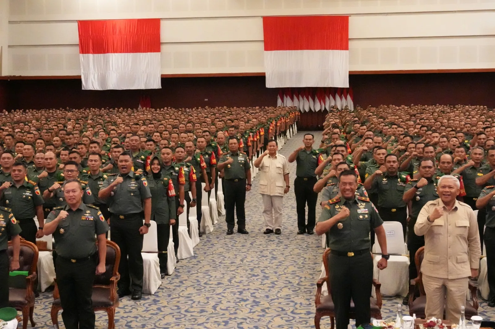 Danrem 084/Bhaskara Jaya Hadiri Pengarahan Menhan RI