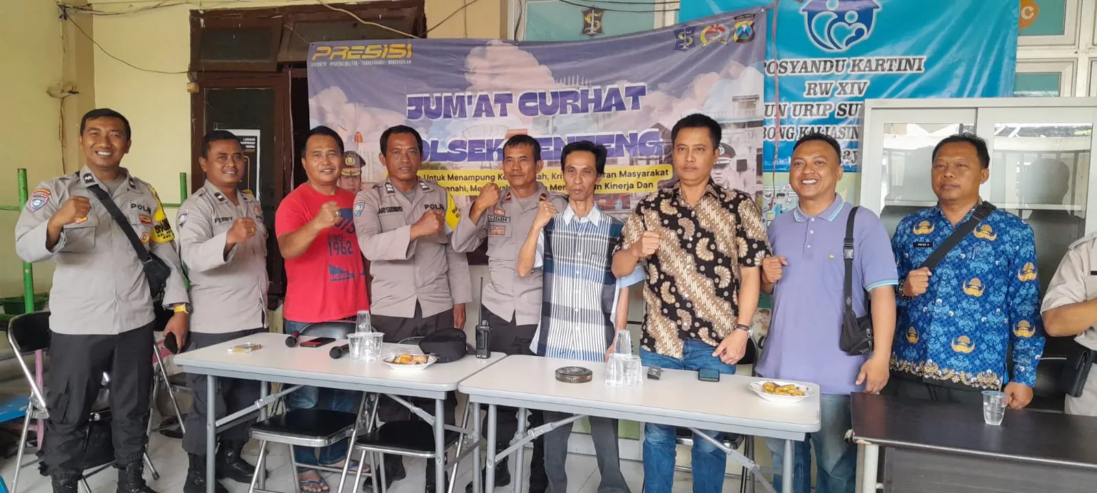 Jum'at Curhat RW 14 Kelurahan Embong Kaliasin, Kecamatan Genteng Surabaya