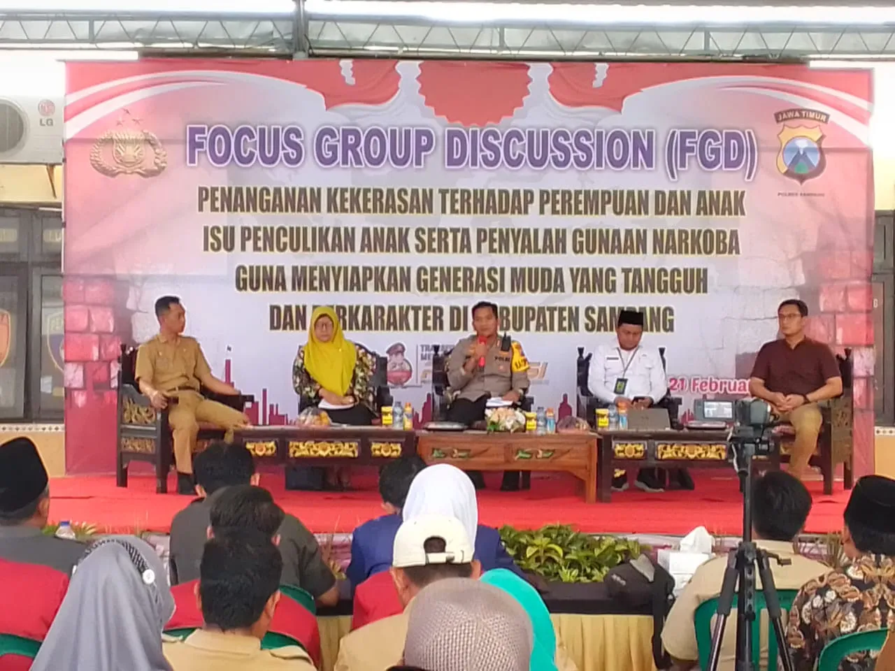 Kapolres Sampang Hadiri FGD Terkait Penyalahgunaan Narkoba