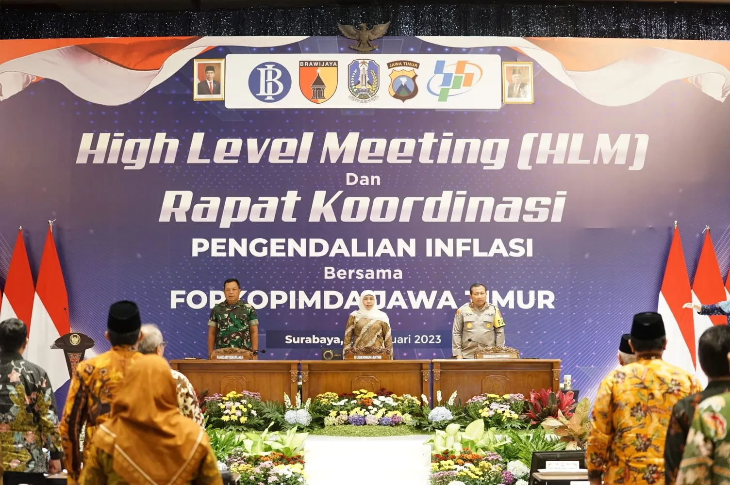 Gubernur Khofifah Paparkan Tujuh Solusi Percepat Pengendalian Inflasi di Jatim Tahun 2023