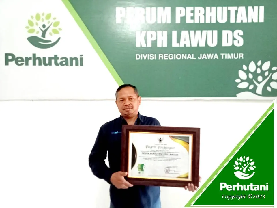 Perhutani Lawu Ds Terima Penghargaan Zero Accident Award Kali Ke-Tiga dari Gubernur