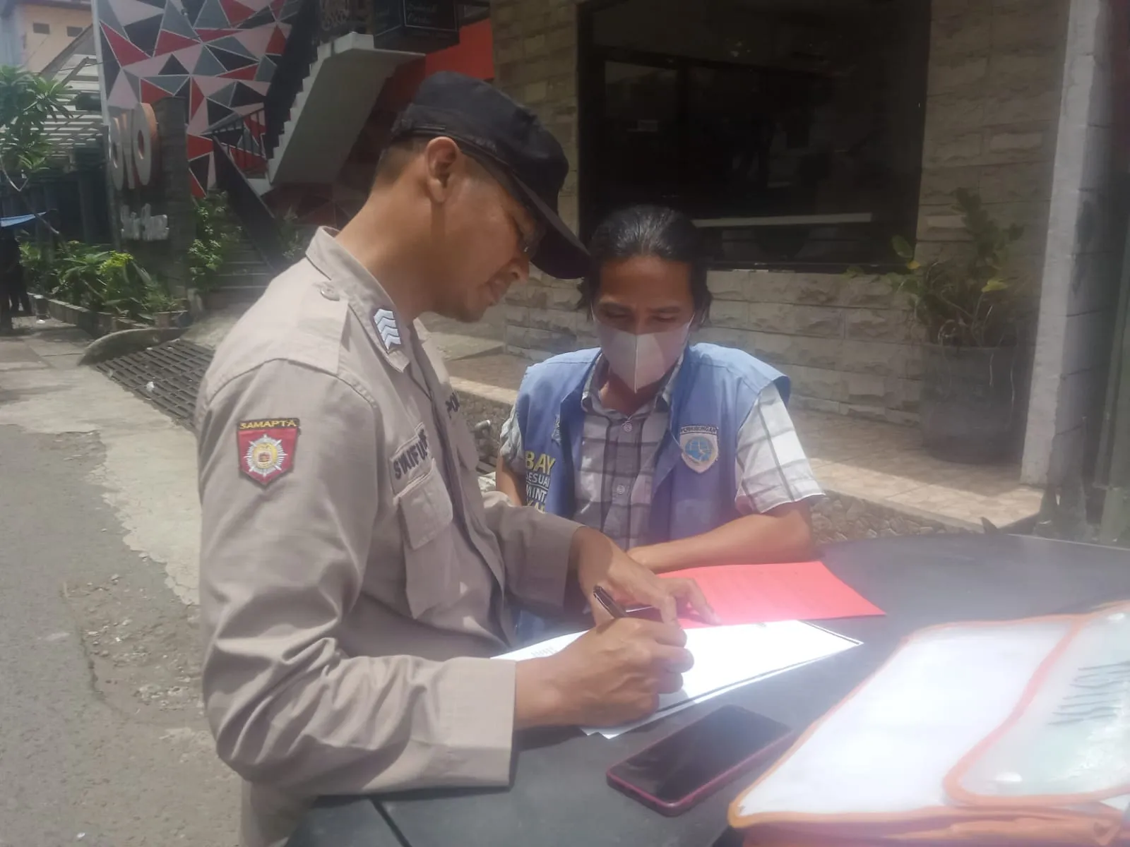 POLSEK DUKUH PAKIS TERUS BERSIH BERSIH JUKIR LIAR