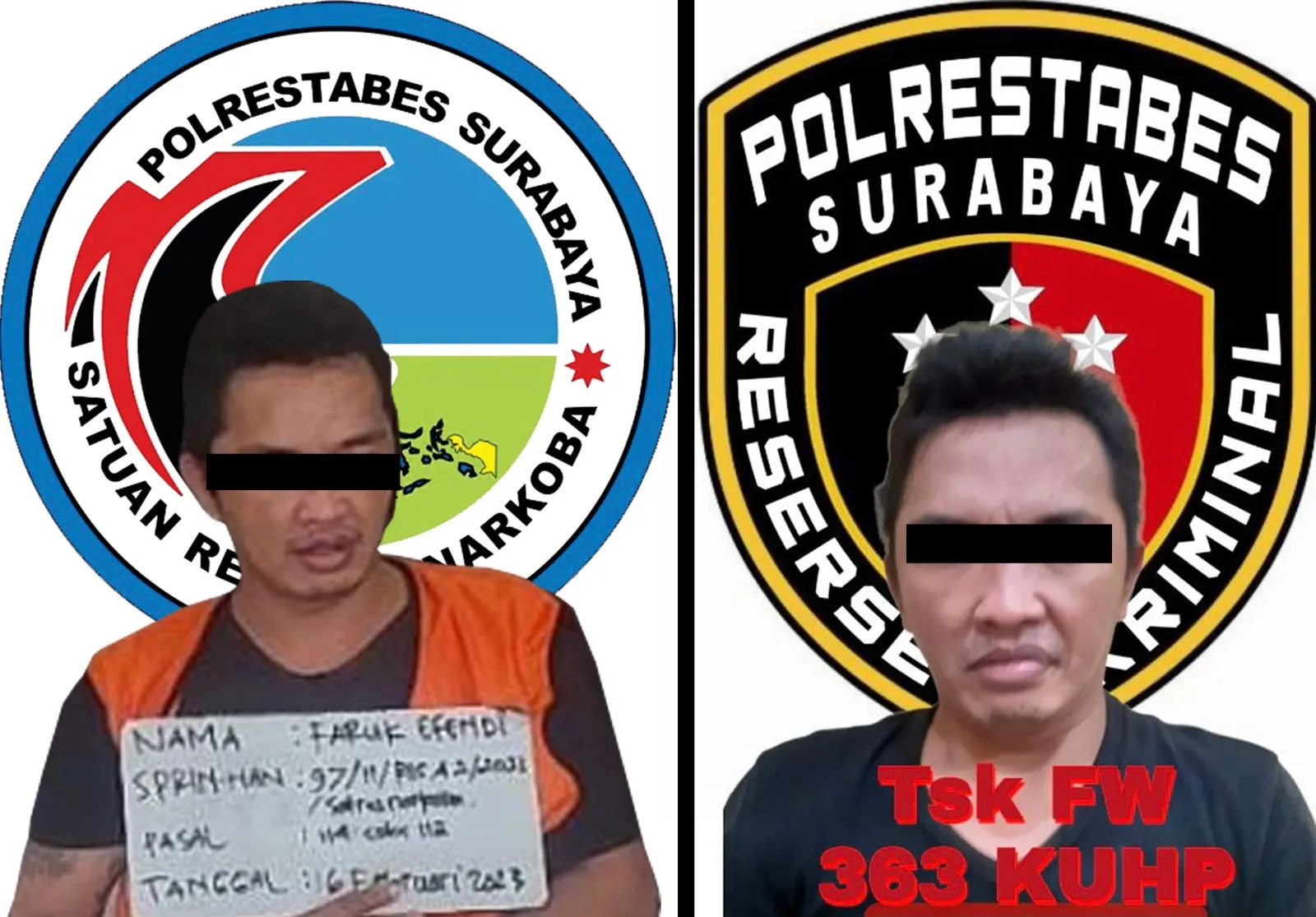 Polisi Tangkap Bandar Sabu di Kawasan Medaeng, dan Residivis Pelaku Curanmor di 7 TKP Akhrinya Terungkap