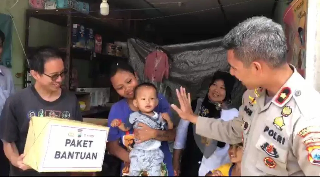 Polresta Malang Kota Distribusikan Bantuan Untuk Balita, Dukung Pemerintah Cegah Stunting