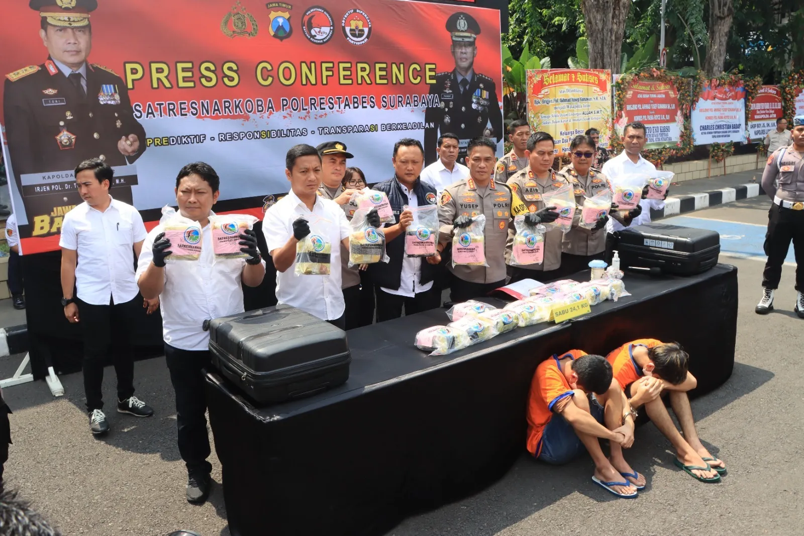 Unit Satnarkoba Polrestabes Surabaya Ungkap Jaringan Jawa – Sumatera