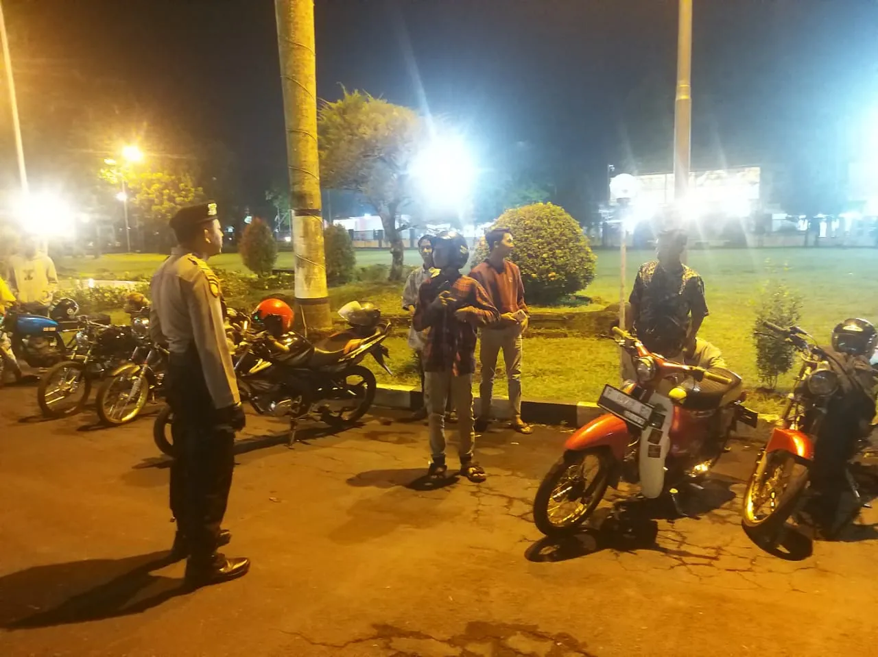Sat Samapta Polres Bondowoso Gencar Lakukan Operasi Pemakaian Knalpot Brong