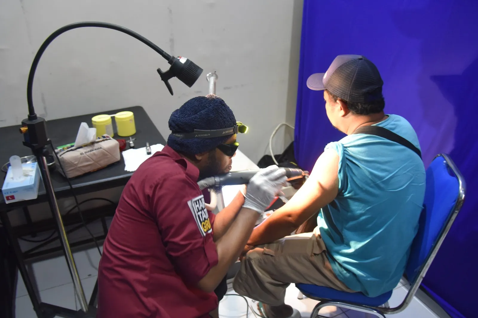 Polres Bondowoso bersama Sidokes Gelar Program Operasi Hapus Tato Gratis