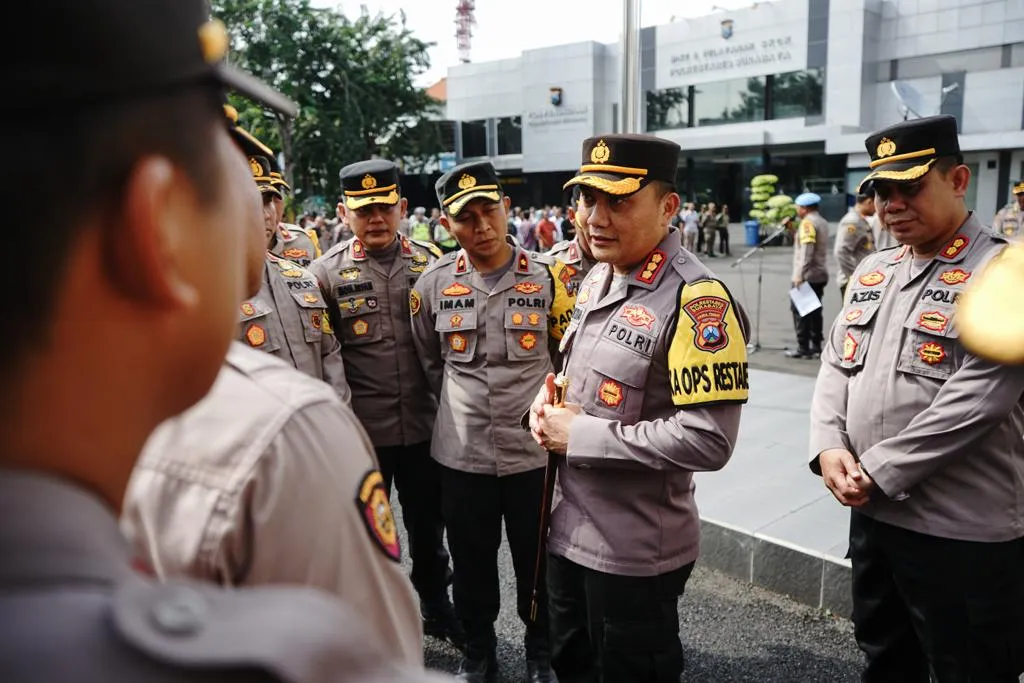 Dirikan Pos Pantau, Polrestabes Surabaya Bersama Tiga Pilar Jogo Suroboyo di Bulan Ramadhan