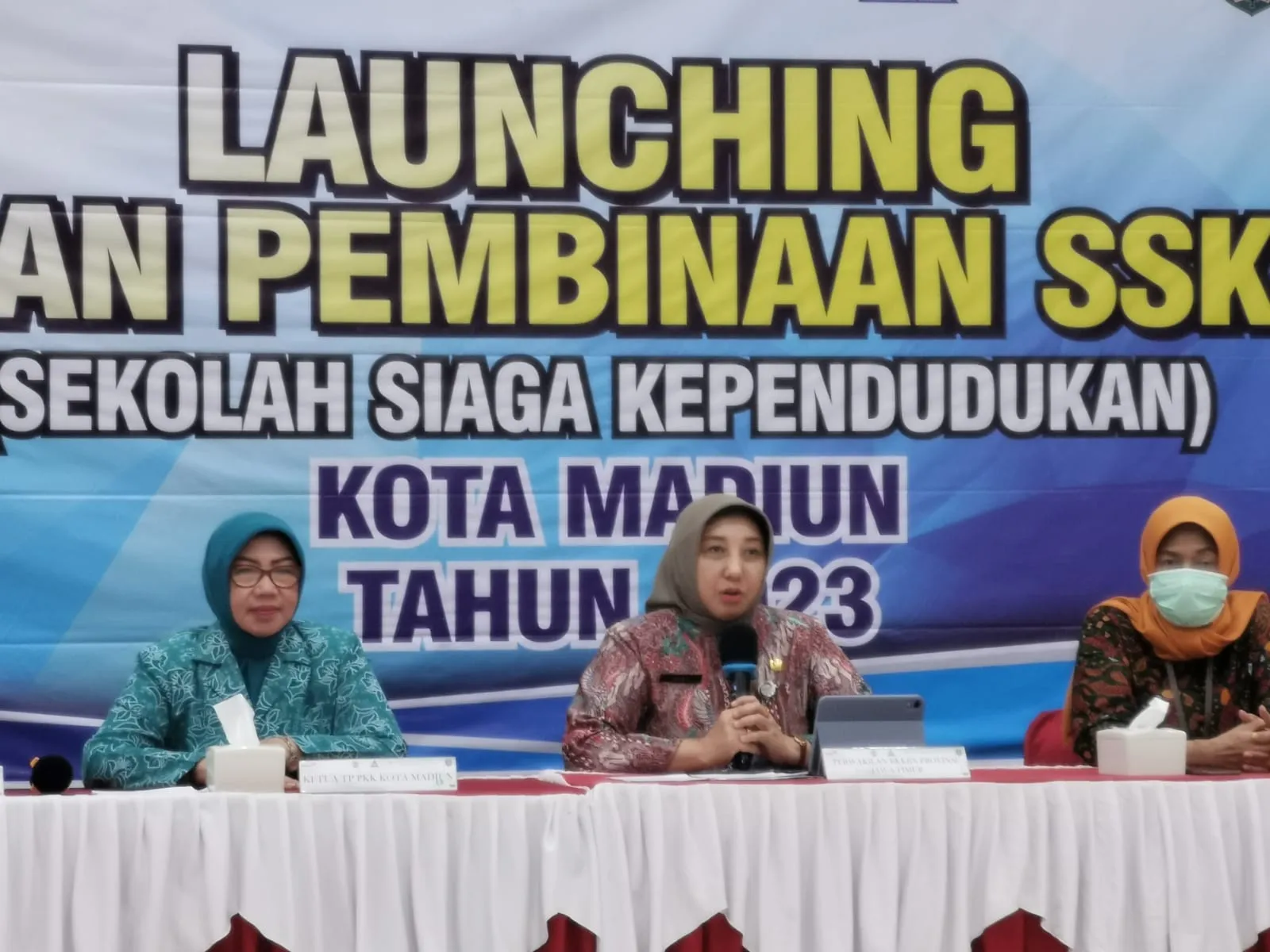 LAUNCHING SSK KOTA MADIUN, KAPER BKKBN JATIM HIMBAU REMAJA AGAR PEDULI ISU STUNTING
