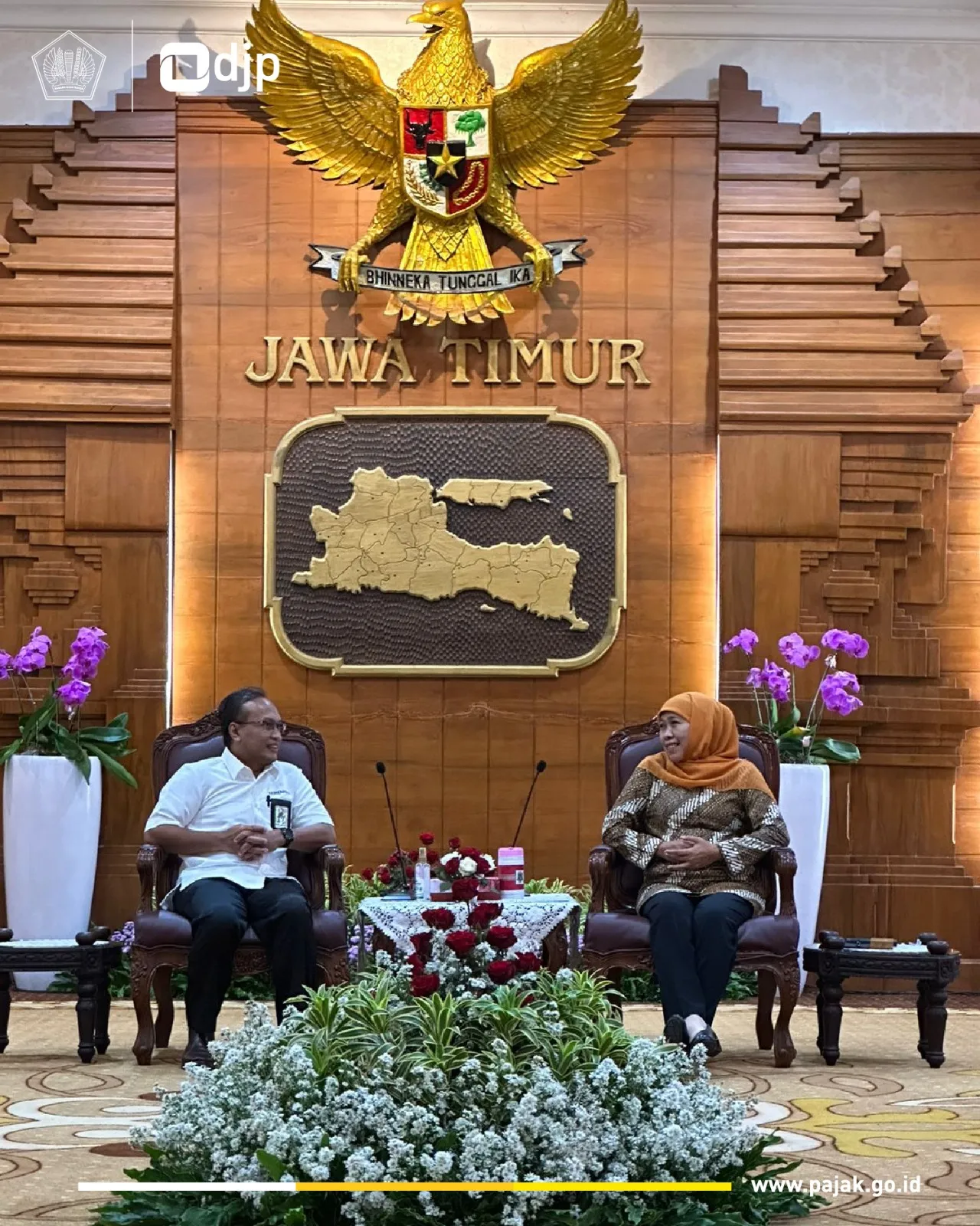 Awali Kerja Kakanwil, Sigit Kunjungi Gubernur Jatim