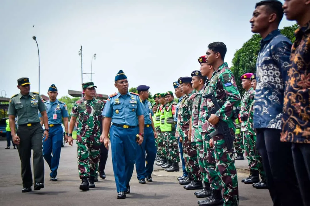 KOMANDAN LANUDAL JUANDA PIMPIN KESIAPAN PASUKAN SATGASPAM VVIP KUNKER RI-1