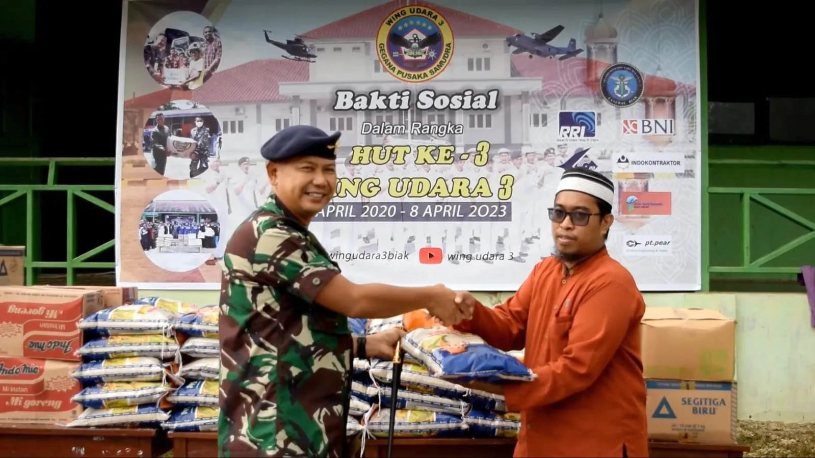 BAKTI SOSIAL WING UDARA 3 DALAM RANGKA HUT YANG KE 3