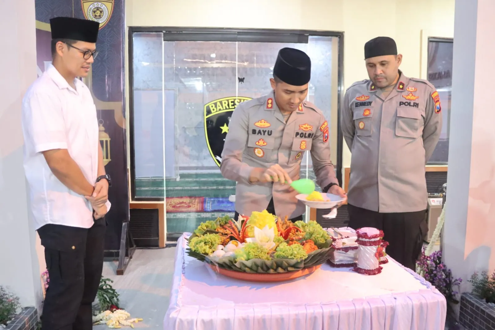 Polres Pasuruan Peringati Nuzulul Qur'an 1444 H dan Peresmian Gedung Wiratama Bhayangkara