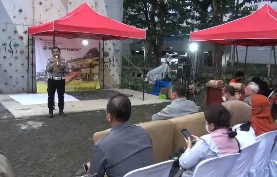 Ditlantas Polda Jatim Kampanyekan Tertib Lalu Lintas Jelang Mudik Lebaran