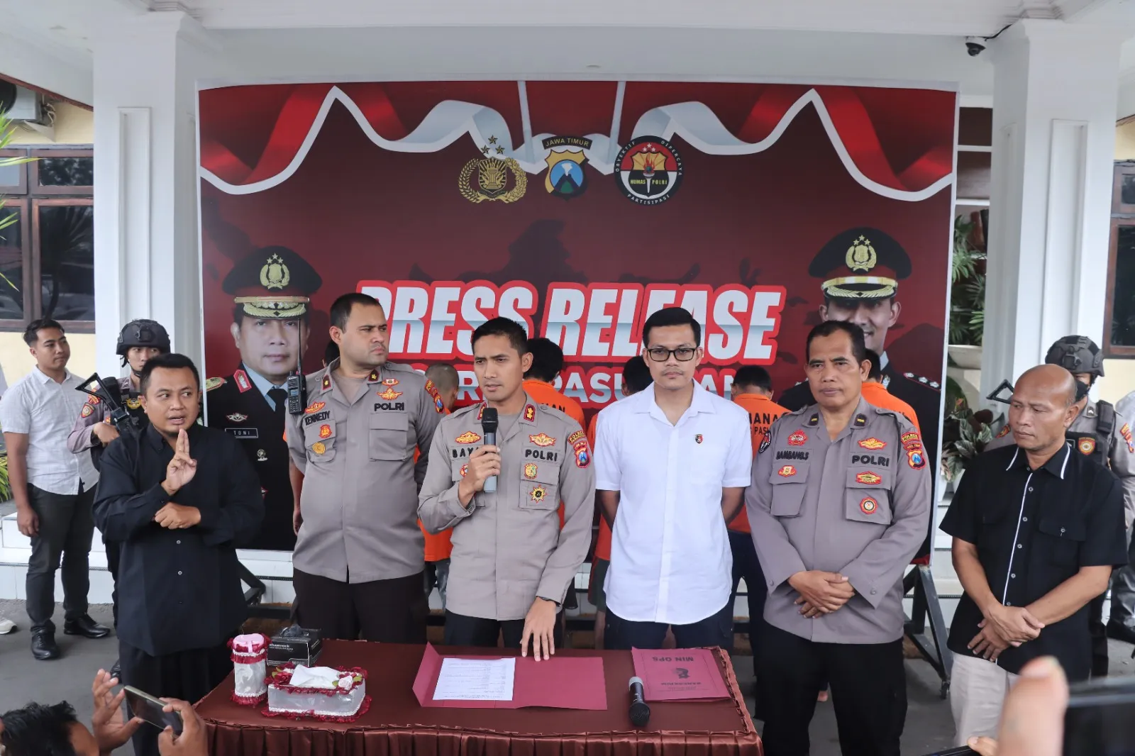 Sukses Tangkap Tahanan Kabur, Polres Pasuruan Gelar Press Release dan Ungkap Kasus Narkoba