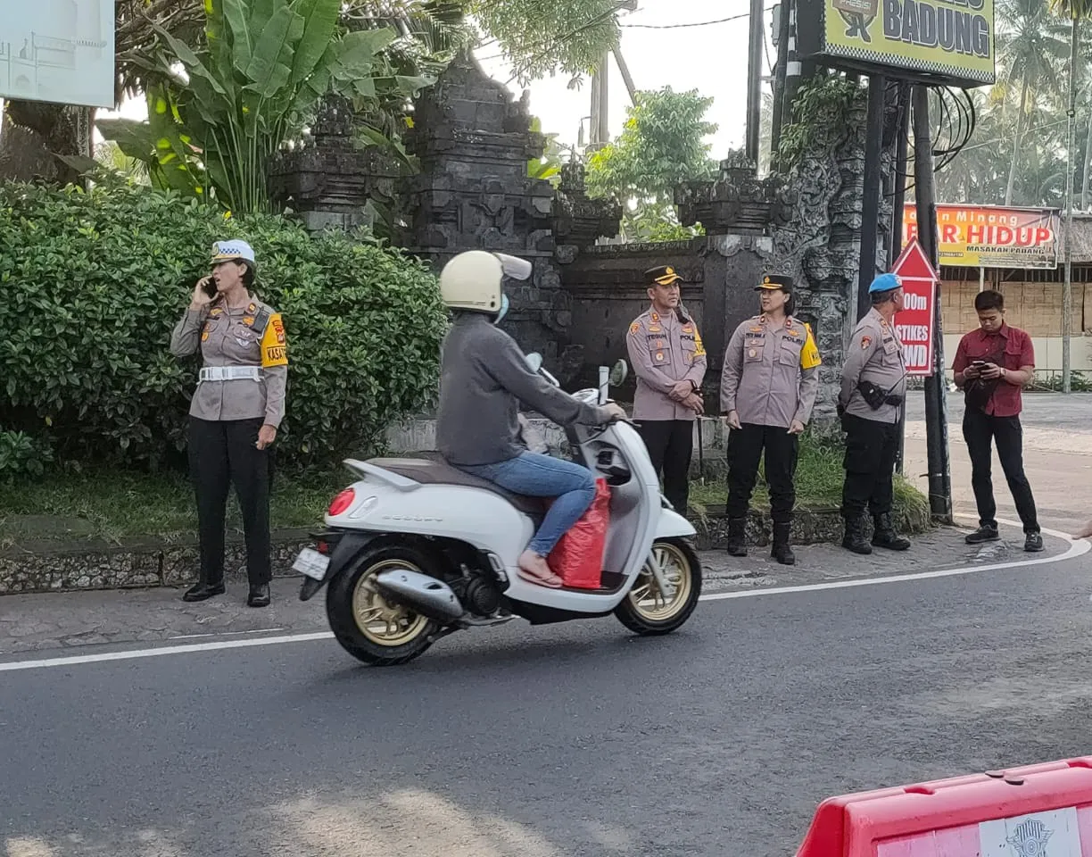 Kapolres AKBP Teguh Priyo Wasono Turun Langsung Awasi Arus Balik Lebaran
