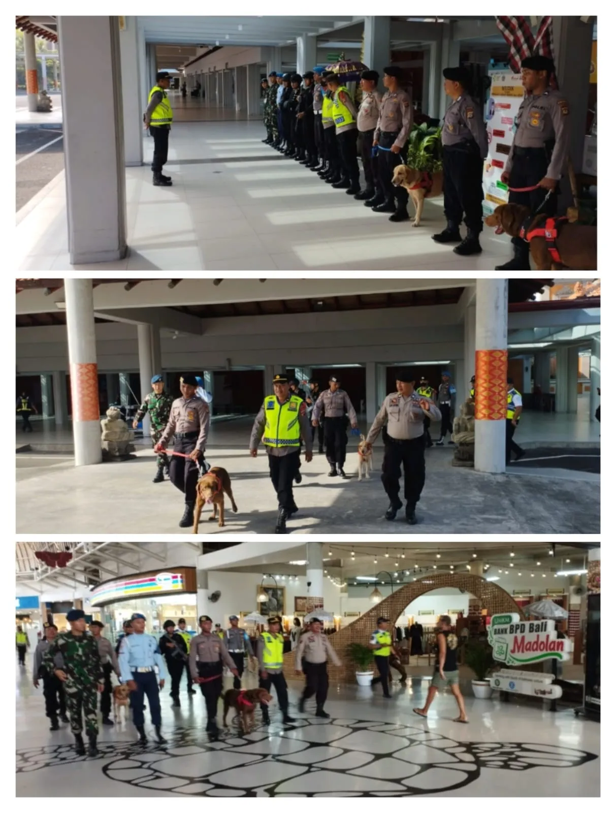 Antisipasi Arus Balik Polda Bali Terjunkan K-9 Di Bandara Ngurah Rai