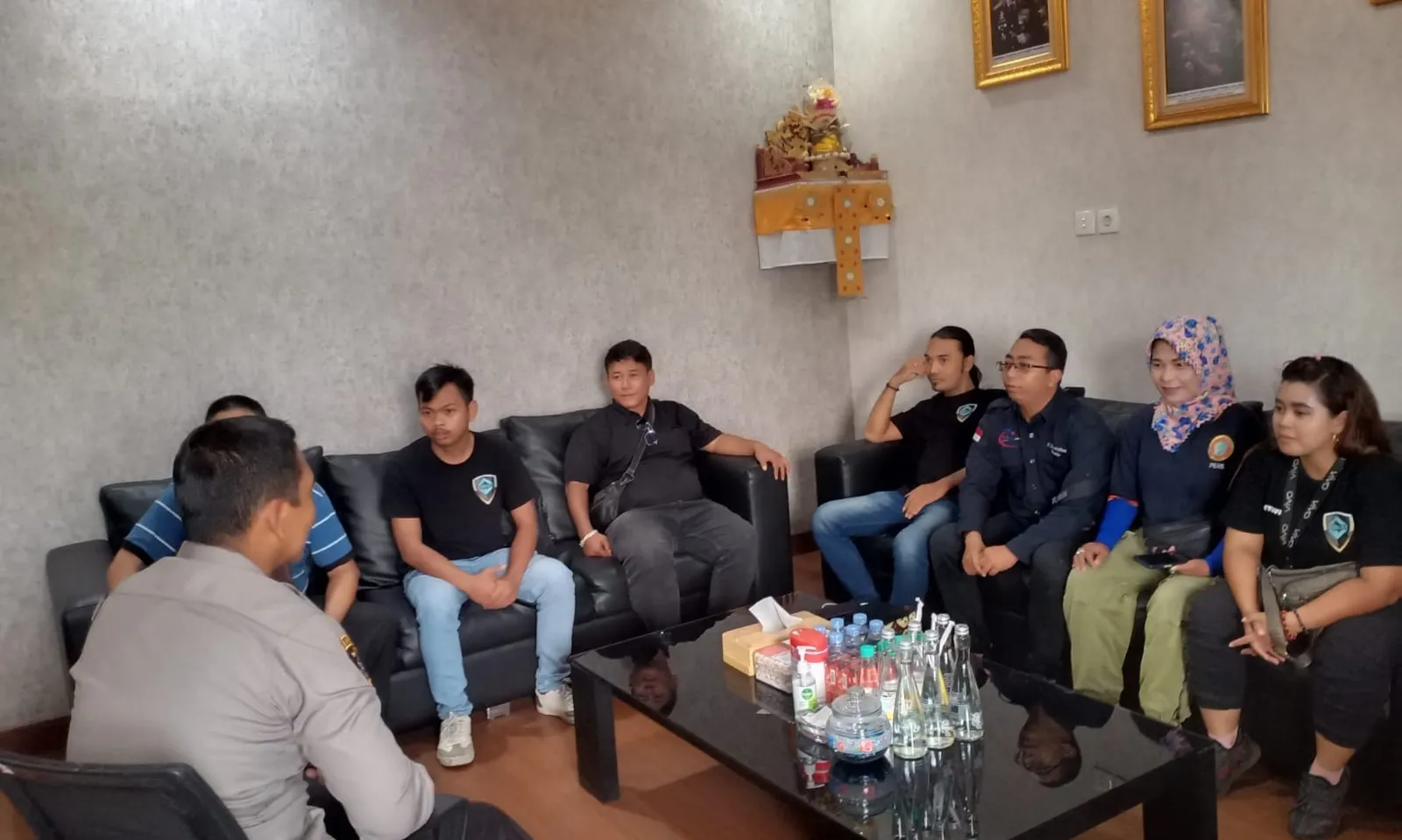 Pimpinan Beberapa Media Surabaya Gruduk Polres Badung Guna Jalin Sinergi Antar Polres Badung