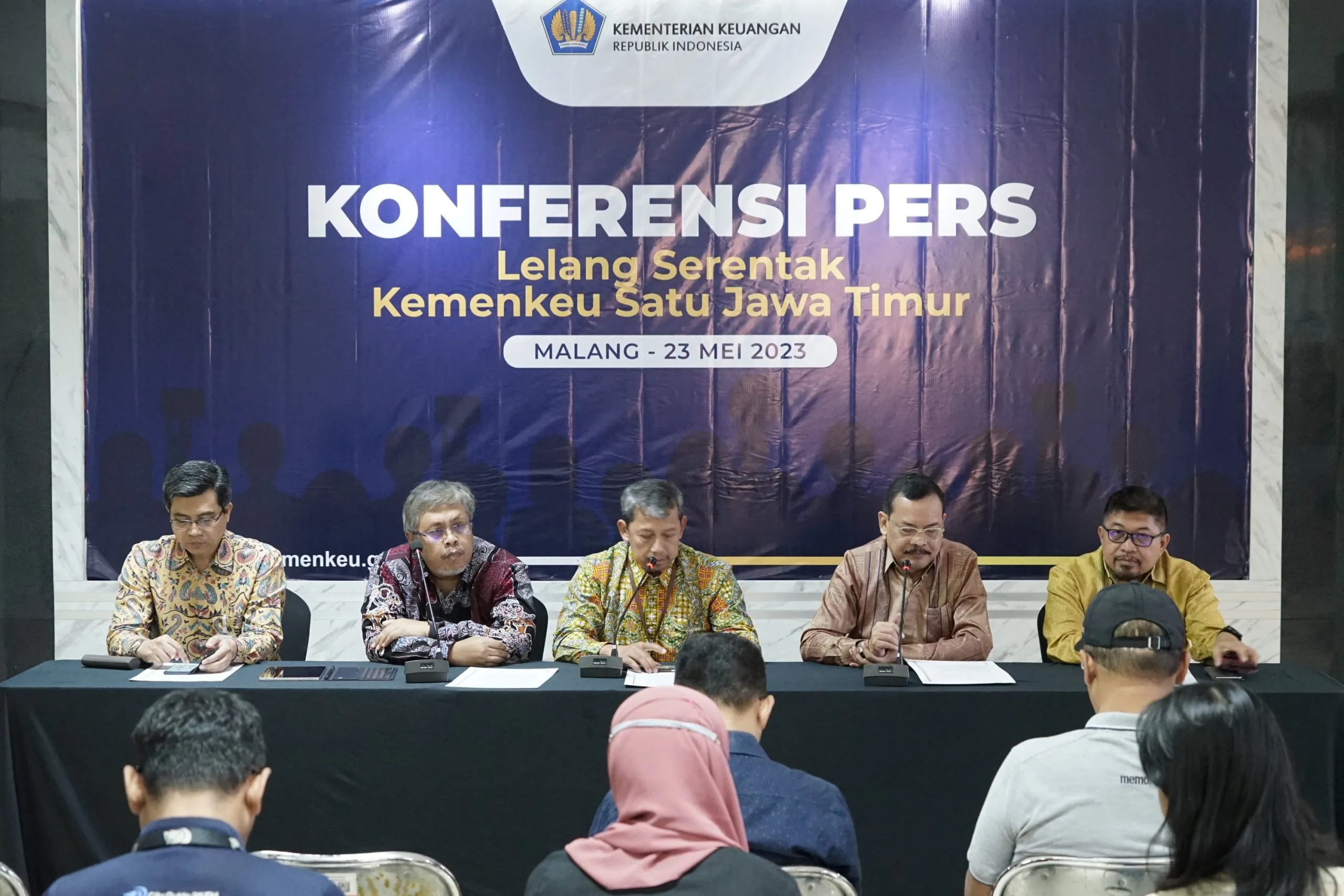 DJP Jatim I Ikuti Lelang Serentak Kemenkeu Jatim