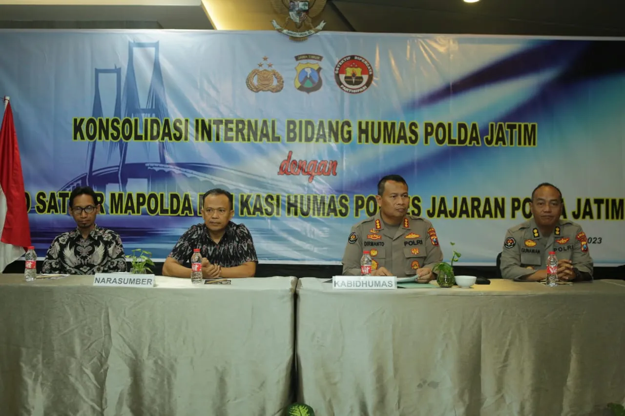 Perkuat Soliditas dan Profesionalisme, Bidhumas Polda Jatim Gelar Konsolidasi PPID