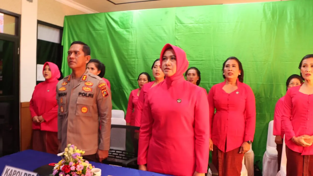 Ketua Bhayangkari Cabang Badung Ikuti HUT Ke-43 Yayasan Kemala Bhayangkari Tahun 2023
