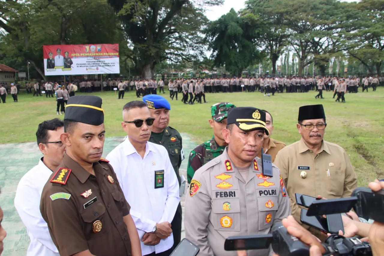 Polres Bangkalan Siagakan 4000 Personel Gabungan Polda Jatim Amankan Pilkades Serentak Gelombang Kedua