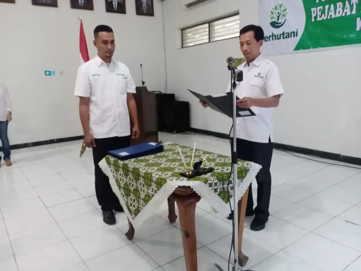 Promosi dan Mutasi Lingkup Pejabat, Perhutani KPH Probolinggo Adakan Pelantikan Pejabat dan Sertijab