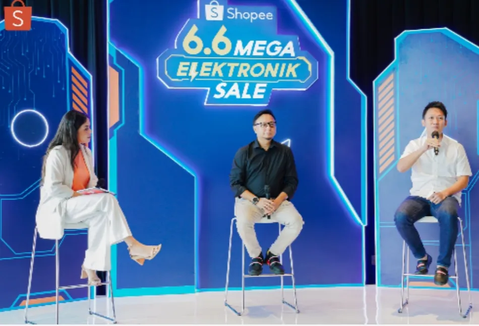 Serba Serbi Kreasi Konten Visual Bersama Dhiarcom di BincangShopee 6.6 Mega Elektronik Sale