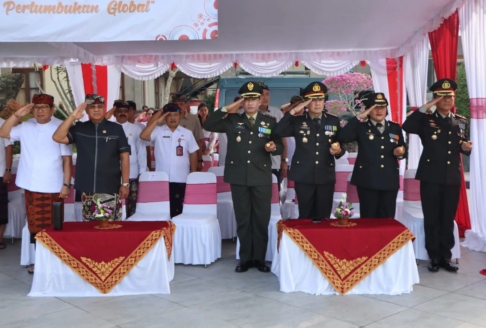 Kapolres Badung Mengikuti Upacara Peringatan Hari lahirnya Pancasila Tahun 2023