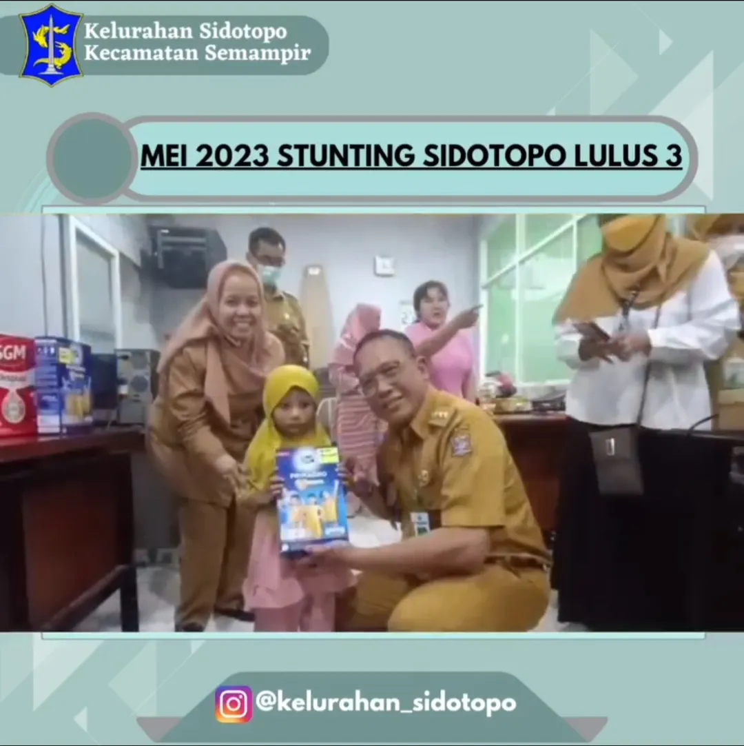 Dengan Anggaran Swadaya Kasus Stunting Wilayah Sidotopo Turun