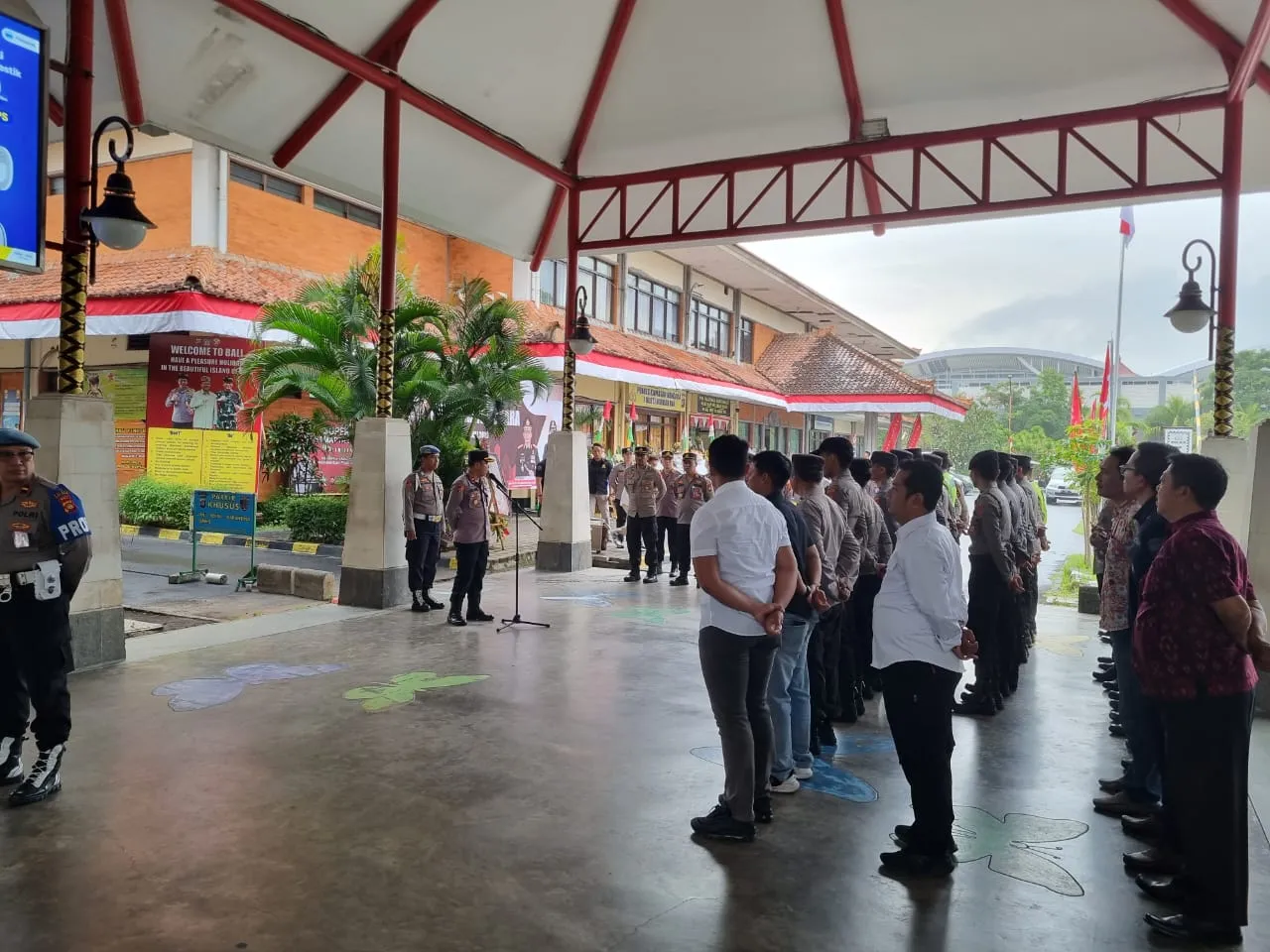Musrenbang Polri di Gelar Bali, Polres Bandara Ngurah Rai Siapkan Pengamanan Kedatangan Para Peserta