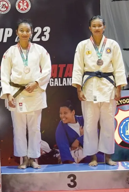Bripda Dwi Surya Ningsih Atlit Polda Bali Raih Juara 3 Judo Kapolri Cup.