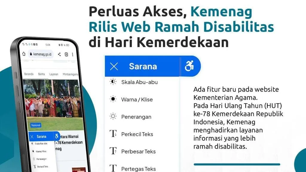 Kemenag rilis web ramah disabilitas di Hari Kemerdekaan