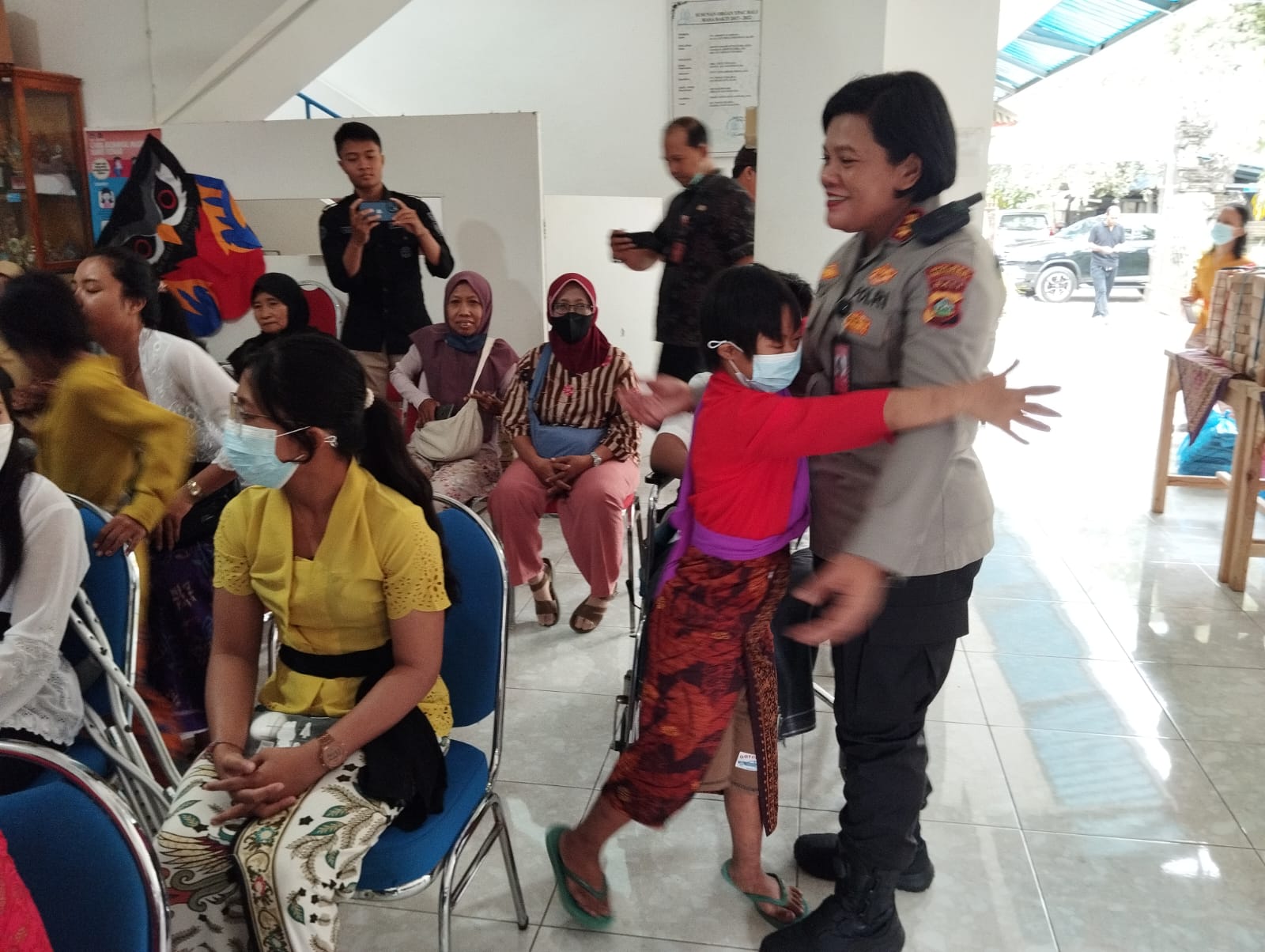Kapolres Kawasan Bandara Kunjungi YPAC Jimbaran