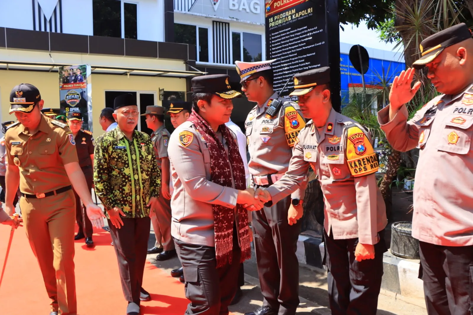 Kunjungi Polres Tuban, Kapolda Jatim Tegaskan Penertiban Tugu Perguruan Silat Jalan Terus 