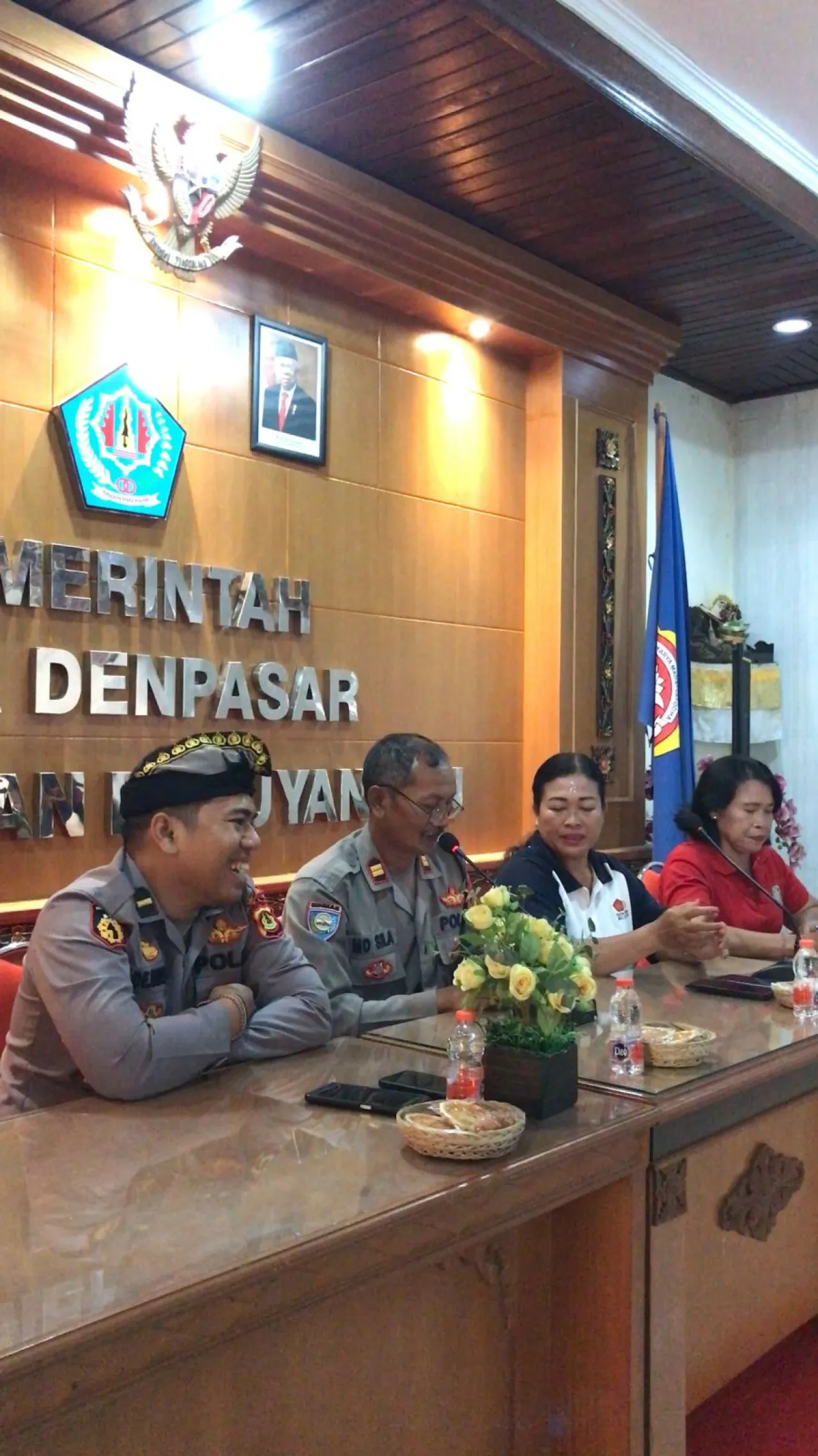 GOBLING bersinergi dengan Jum’at Curhat Kapolsek Denpasar Utara