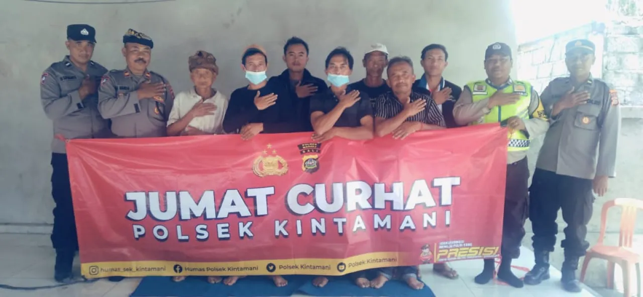 Melaksanakan Jumat Curhat di Br. Tabu Songan B, Serap Keluhan dan Aspirasi Masyarakat*