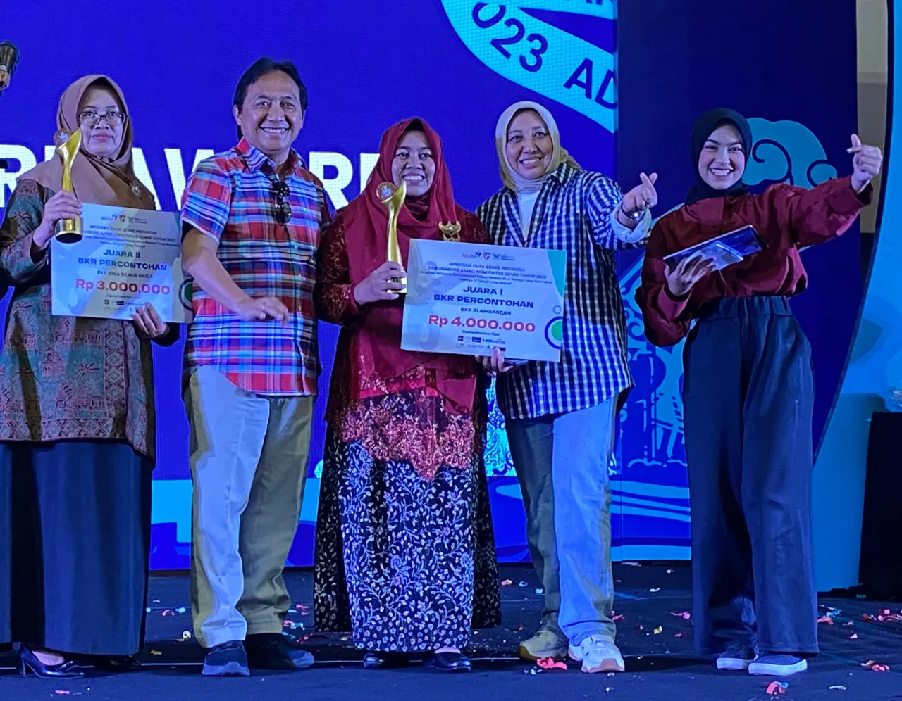 BKKBN JATIM SABET JUARA 1 BKR PERCONTOHAN TINGKAT NASIONAL