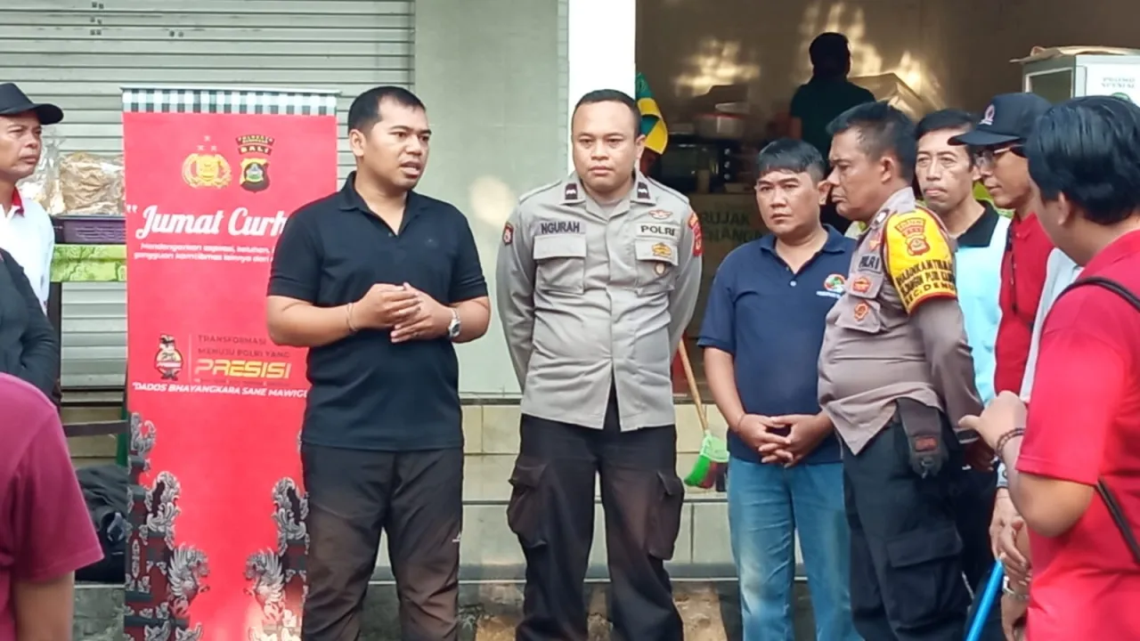 Program Jumat Curhat Polri Hadir Kembali di Desa Dangin Puri Kangin